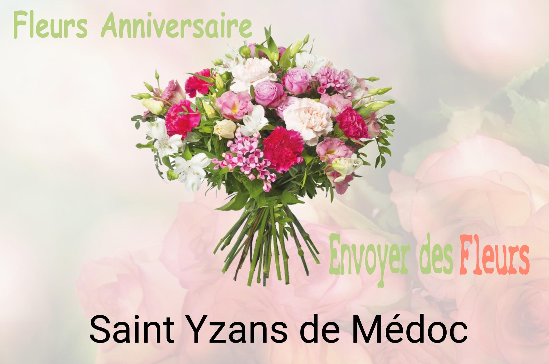 Bouquet de fleurs d’anniversaire livré à Saint-Yzans-de-Médoc